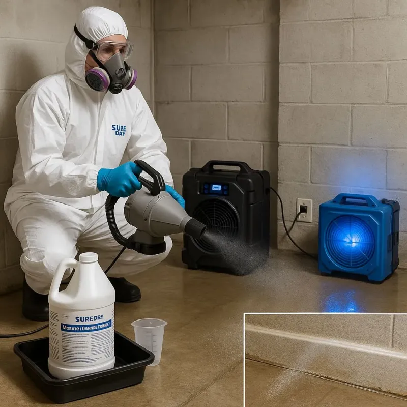 Sanitization and Odor Removal process in Morton, WA